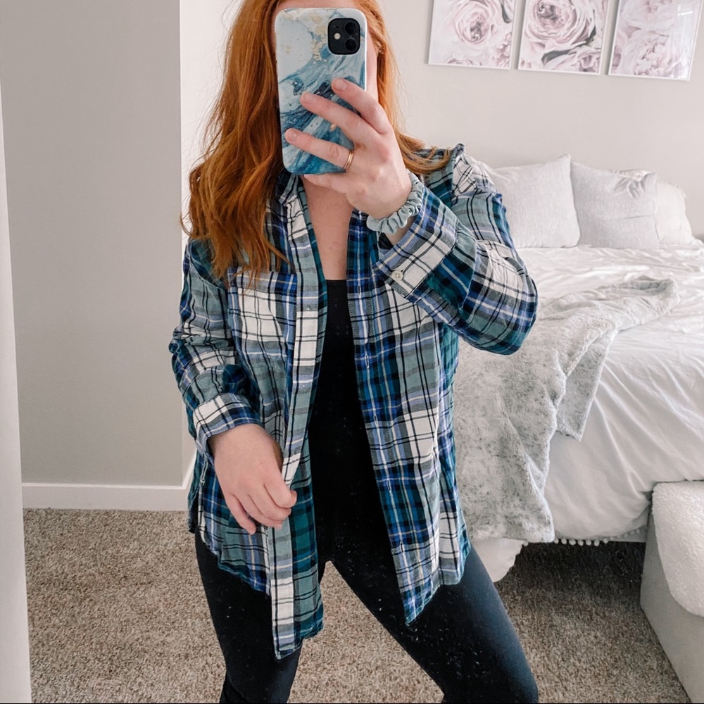 Boyfriend Style Plaid Flannel